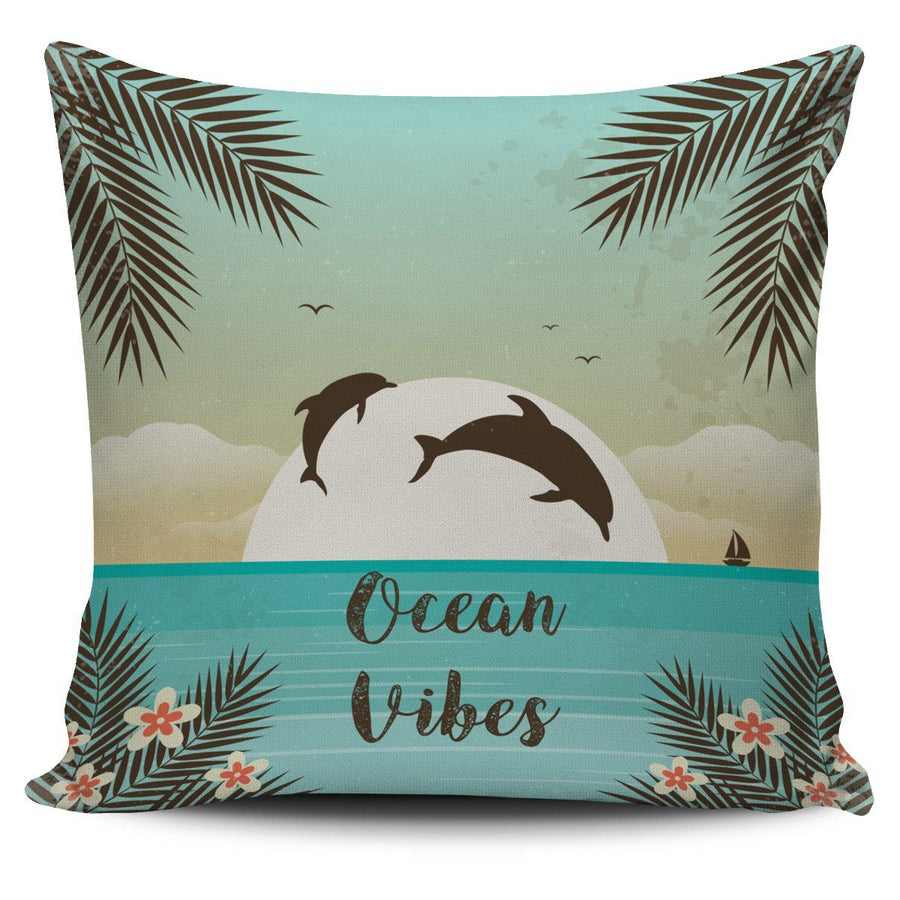 Ocean Vibes - Pillow Cover - the ocean vibe Ocean Apparel