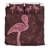 Flamingo Pink - Bedding Set - the ocean vibe Ocean Apparel