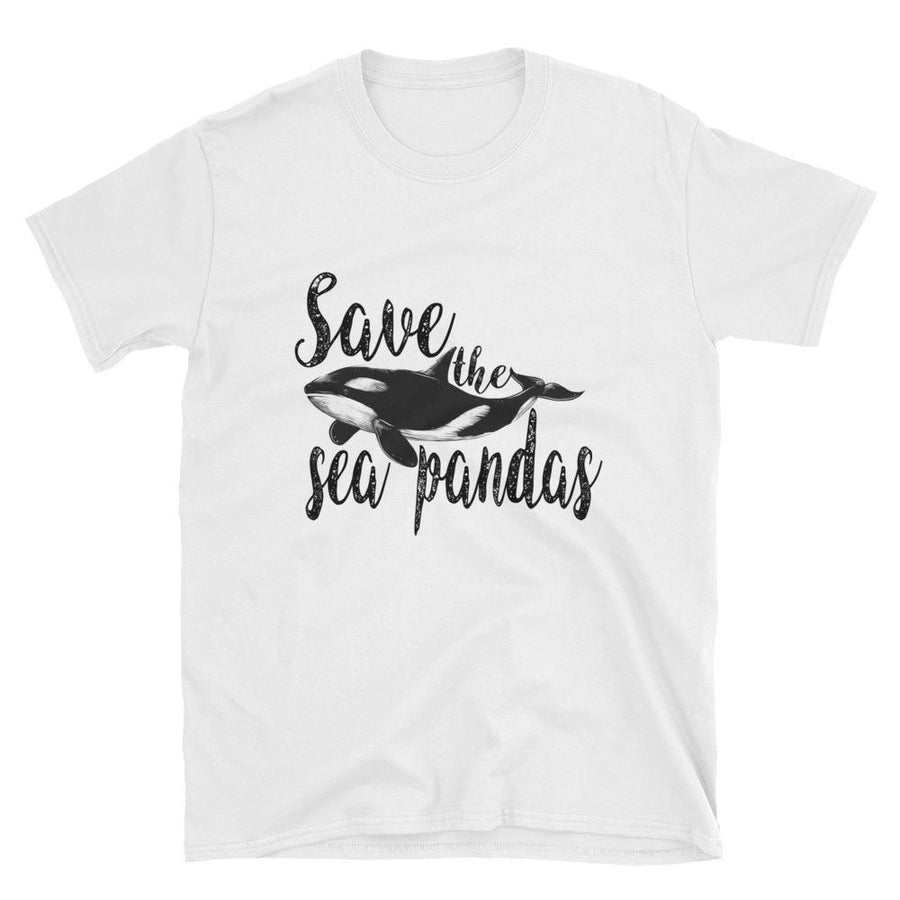 Save The Sea Pandas - Men's T-shirt - the ocean vibe Ocean Apparel