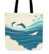 Blue Ocean - Tote Bag - the ocean vibe Ocean Apparel