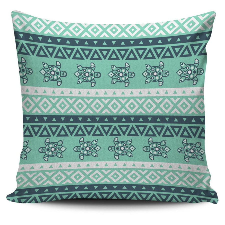 Tribal Sea Turtle - Pillow Cover