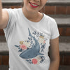 Flower Shark - Women's T-shirt - the ocean vibe Ocean Apparel