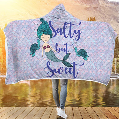 Magical Mermaid - Hooded Blanket - the ocean vibe Ocean Apparel