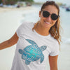 Own Shell Sea Turtle - Women's T-Shirt - the ocean vibe Ocean Apparel