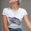 Watercolor Sea Turtle - Women's T-shirt - the ocean vibe Ocean Apparel