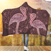 Flamingo Pink - Hooded Blanket - the ocean vibe Ocean Apparel