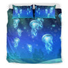 Underwater Night Life - Bedding Set - the ocean vibe Ocean Apparel