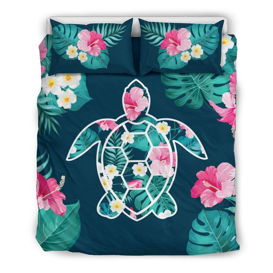 Flower Sea Turtle - Bedding Set