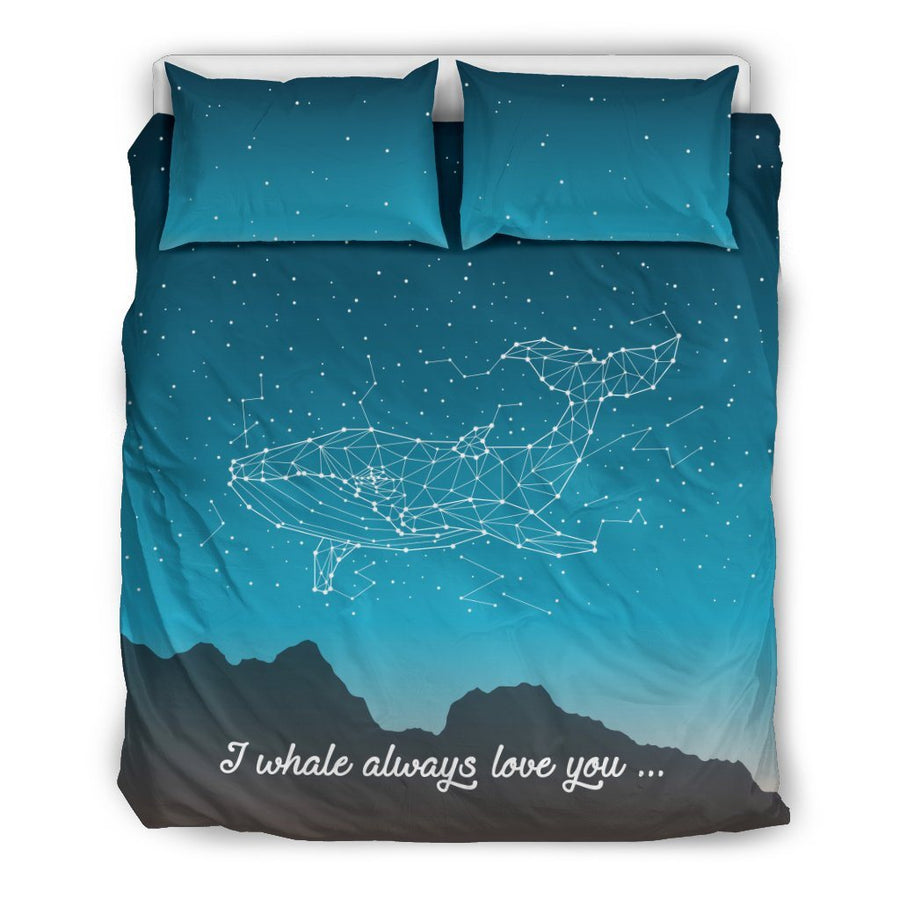 Stars Whale - Bedding Set - the ocean vibe Ocean Apparel