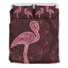 Flamingo Pink - Bedding Set - the ocean vibe Ocean Apparel