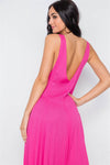 Hot Pink Loose Maxi Dress