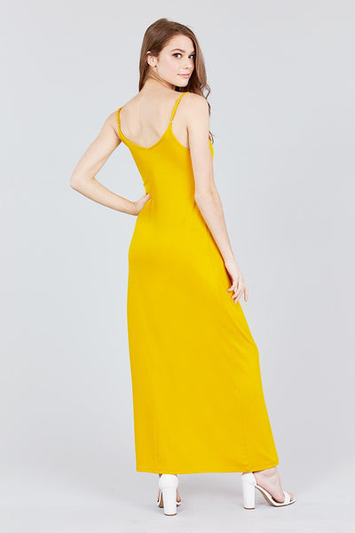 Golden Yellow Cami Maxi Dress
