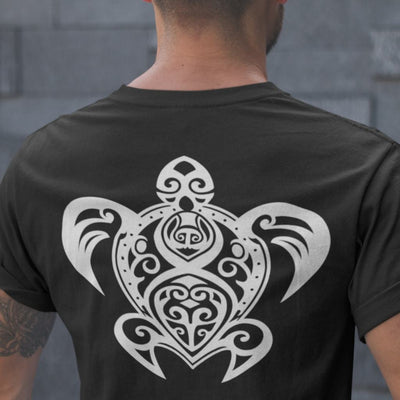 Maori Sea Turtle - Men's T-shirt - the ocean vibe Ocean Apparel