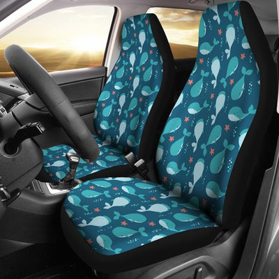 Cute Whales - Car Seat Covers - the ocean vibe Ocean Apparel