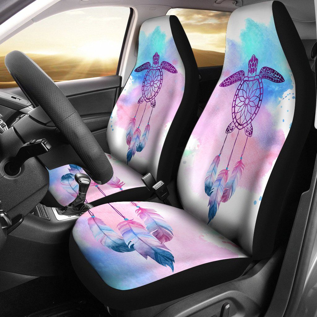 Sea Turtle Dream Catcher - Car Seat Covers - the ocean vibe Ocean Apparel