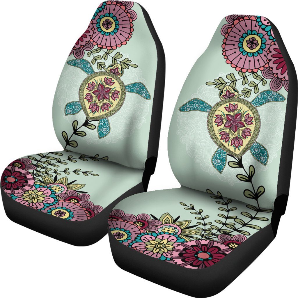 Zen Sea Turtle - Car Seat Covers - the ocean vibe Ocean Apparel