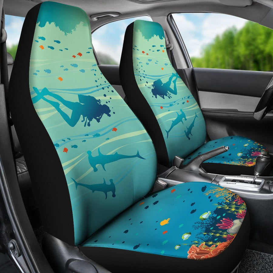 Underwater - Car Seat Covers - the ocean vibe Ocean Apparel