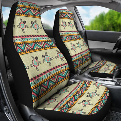 Ethnic Colorful Sea Turtle - Car Seat Covers - the ocean vibe Ocean Apparel