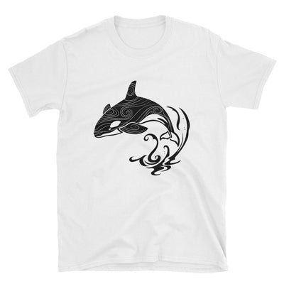 Orca In Storm - Men's T-shirt - the ocean vibe Ocean Apparel