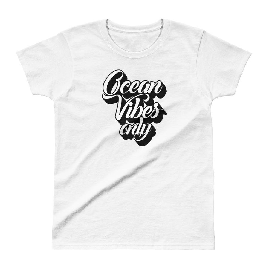 Ocean Vibes Only #2 - Women's T-shirt - the ocean vibe Ocean Apparel