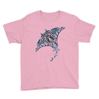 Tribal Manta Ray - Kid's T-Shirt - the ocean vibe Ocean Apparel