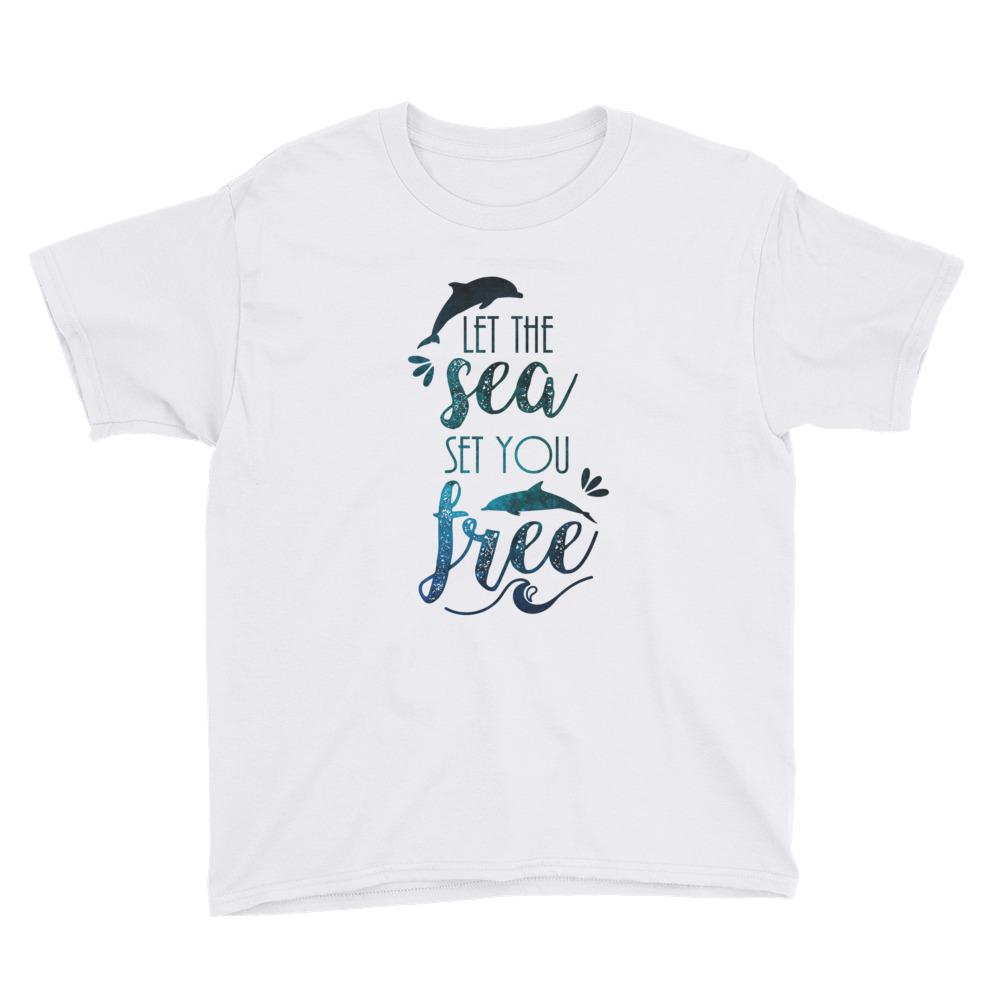 Let The Sea - Kid's T-Shirt - the ocean vibe Ocean Apparel