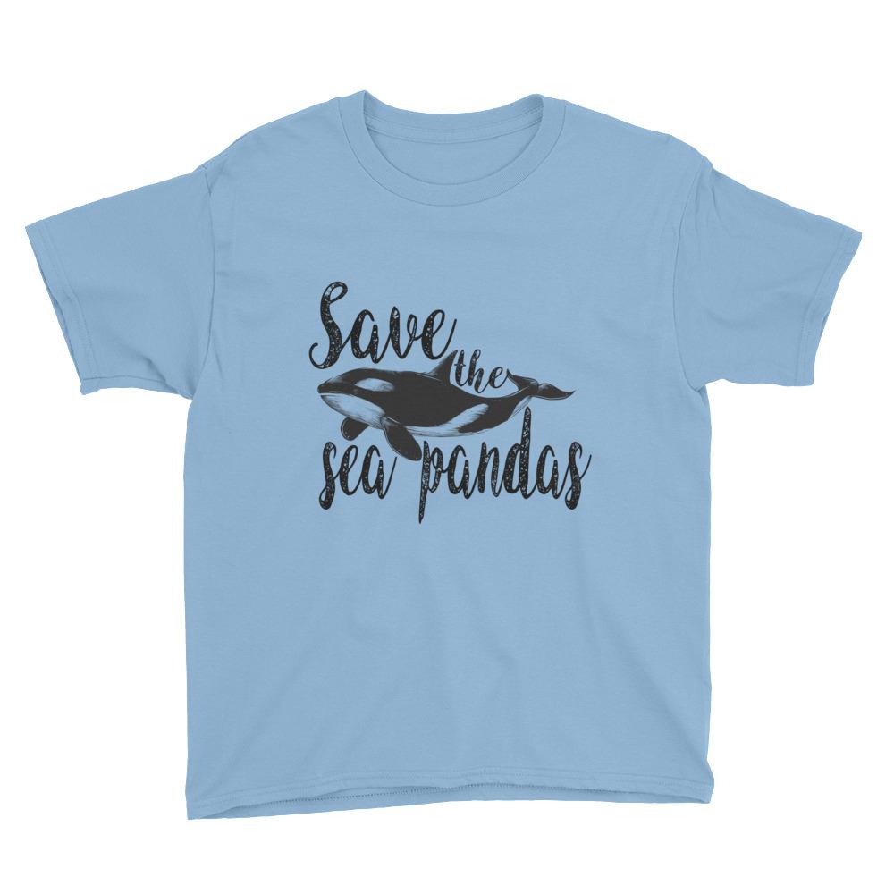Save the Sea Pandas - Kid's T-shirt - the ocean vibe Ocean Apparel