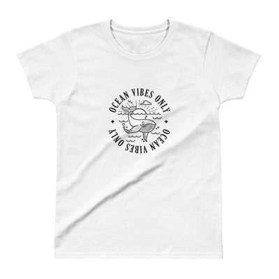 Ocean Vibes Only #3 - Women's T-shirt - the ocean vibe Ocean Apparel