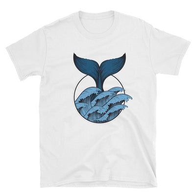 Tail's Whale - Men's T-Shirt - the ocean vibe Ocean Apparel