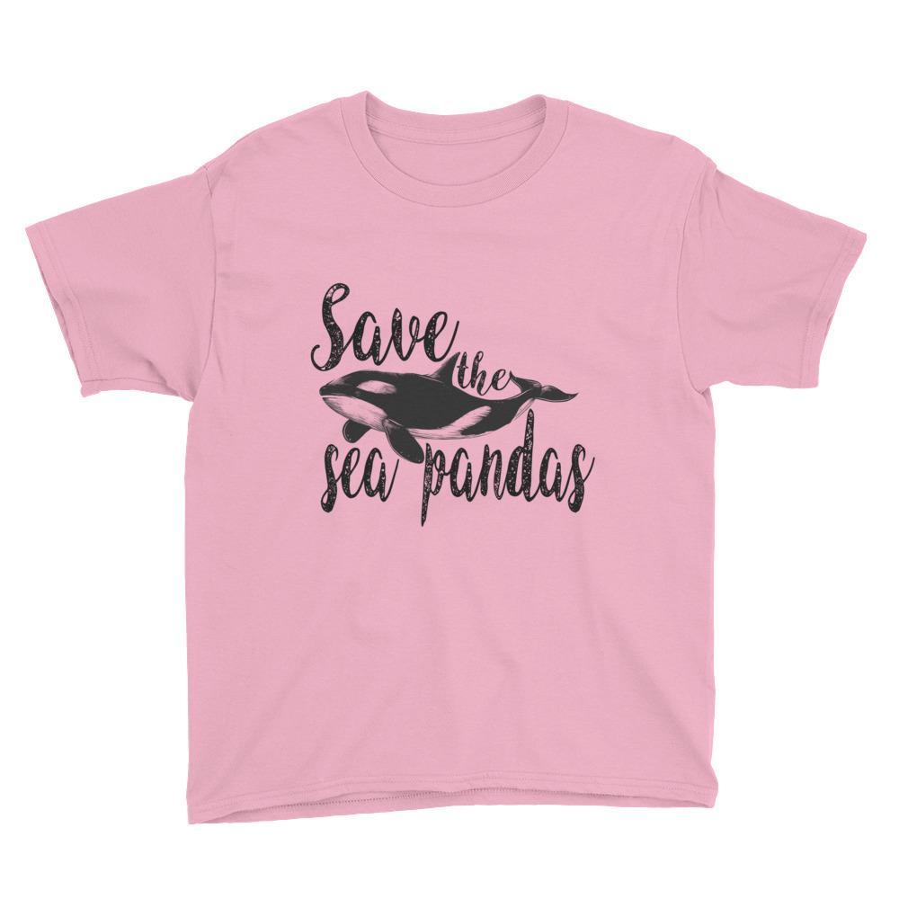 Save the Sea Pandas - Kid's T-shirt - the ocean vibe Ocean Apparel